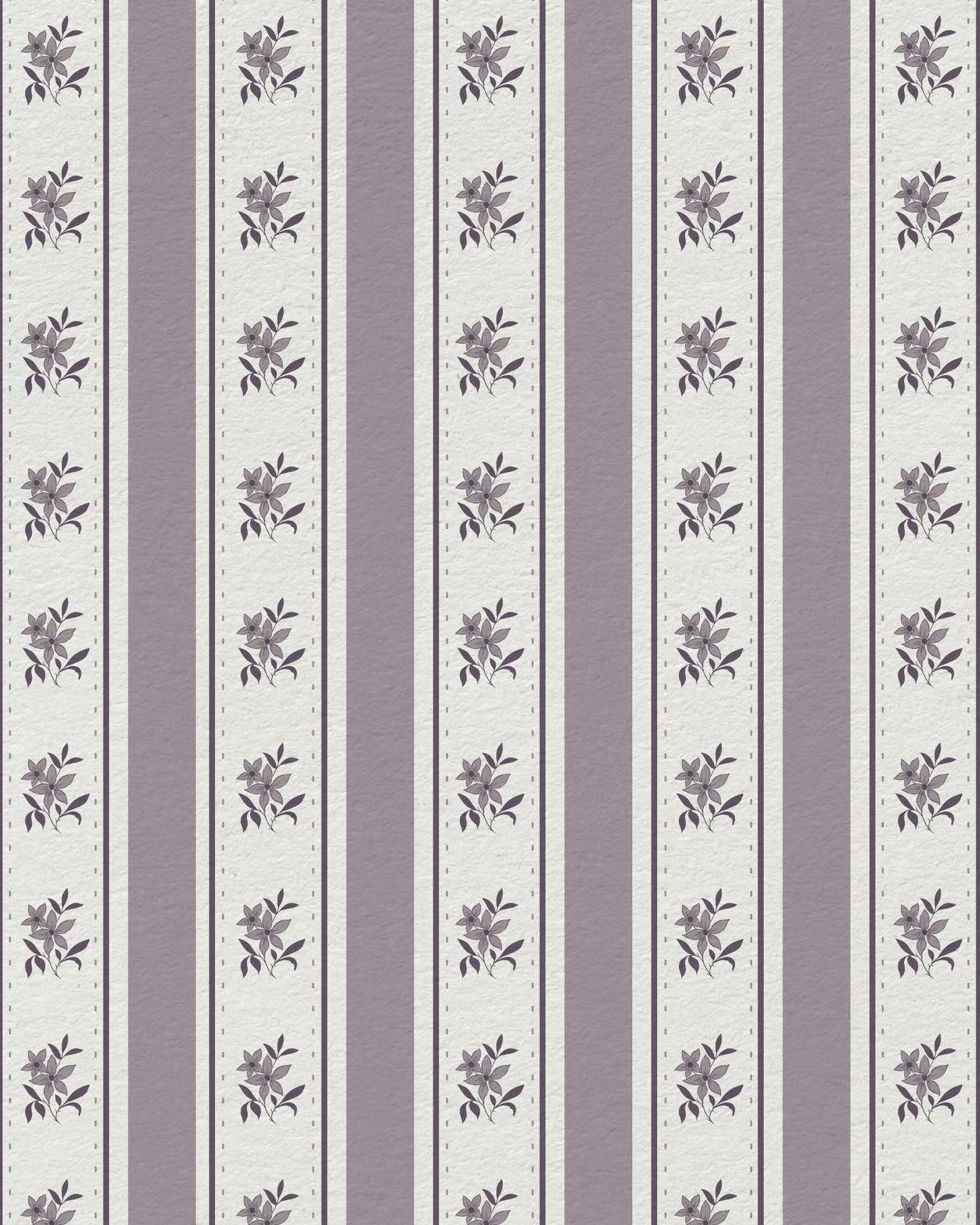 Glasshouse Stripe in Faded Mulberry