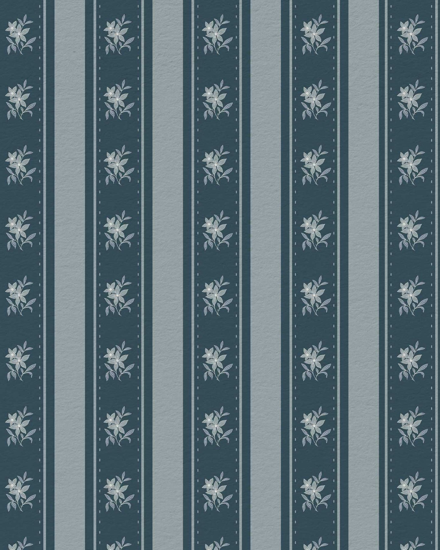 Glasshouse Stripe in Nocturne Blue