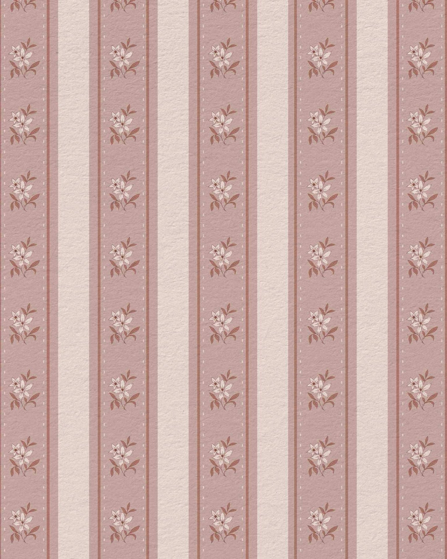 Glasshouse Stripe in Old Rose Clay