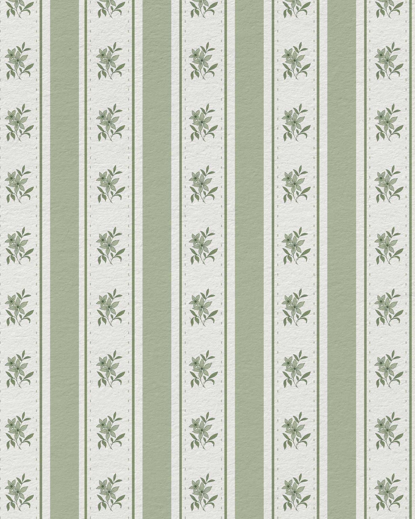 Glasshouse Stripe in Olive Feather