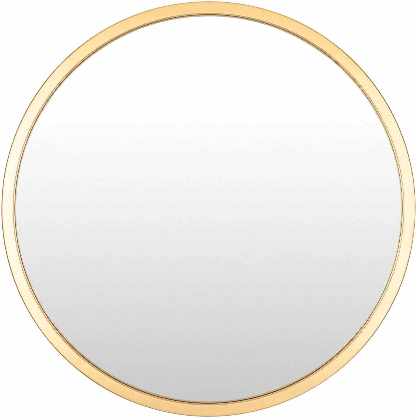 Guindarohan Gold Frame Round Mirror