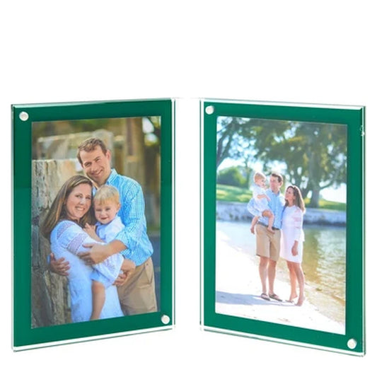 Green Acrylic Large Double Bevel Frame
