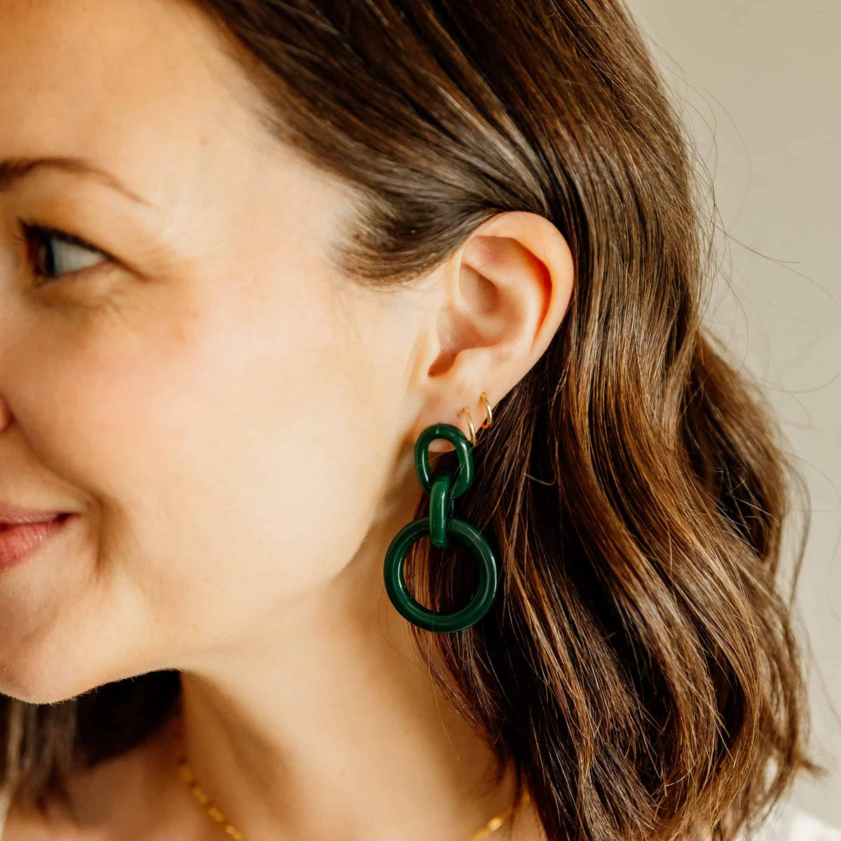 Green Hali Earrings