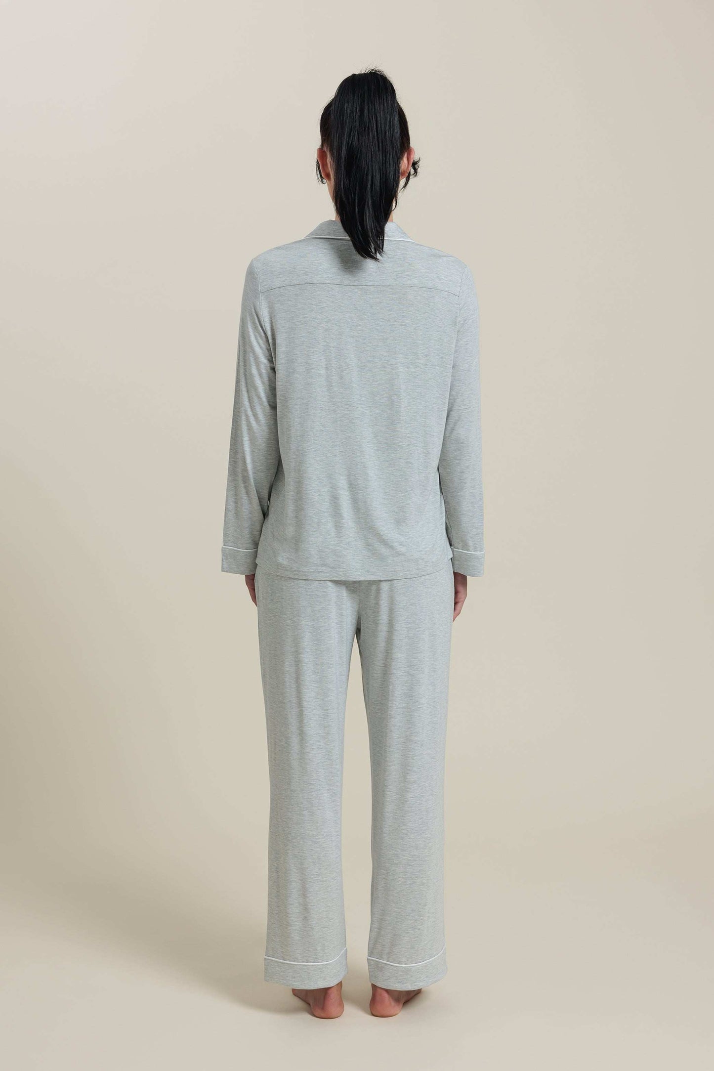 Bamboo Long Sleeve Pajama Top Shirt