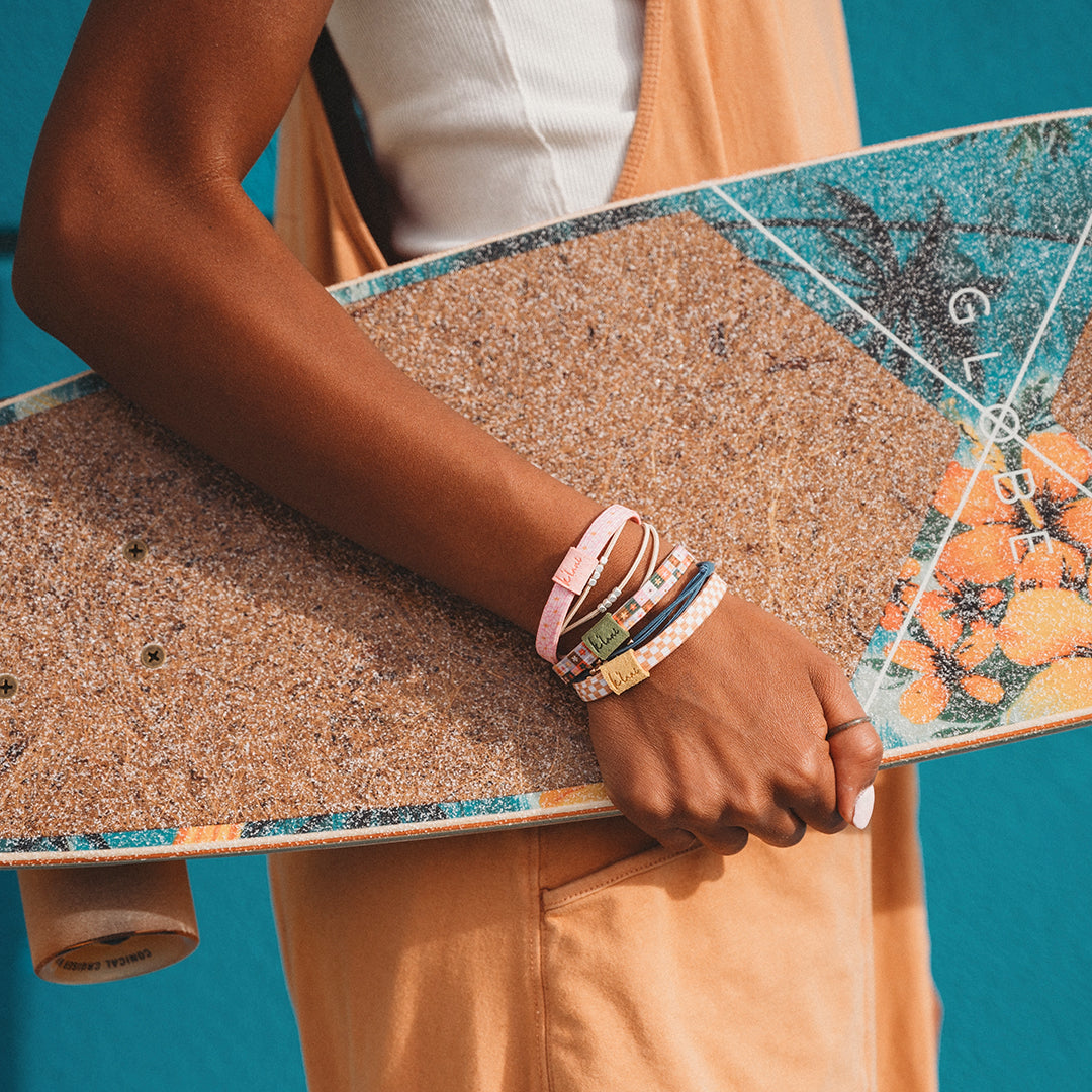 "Groove" Fun Floral Hair + Wrist Bands