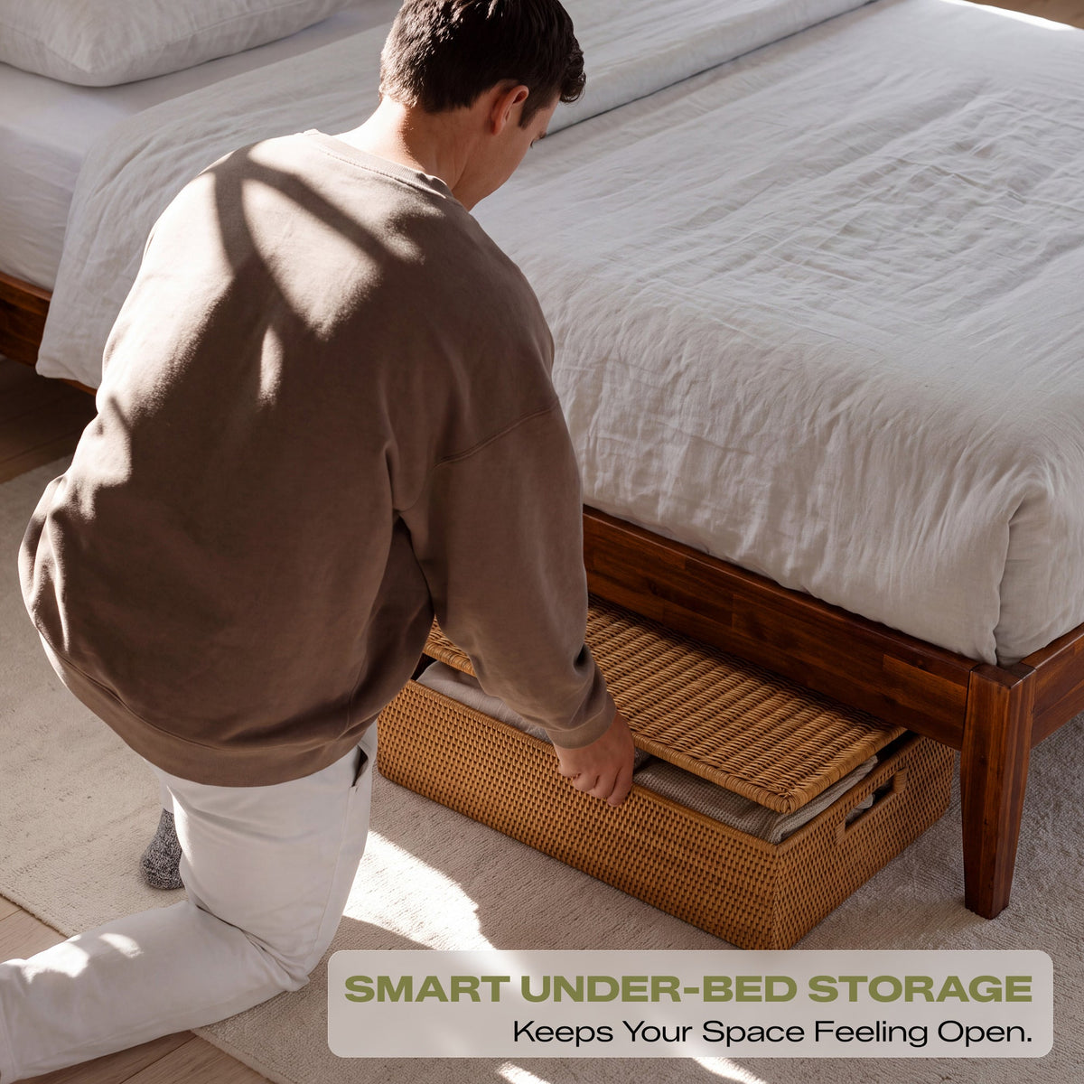 Emery Solid Wood Bed Frame