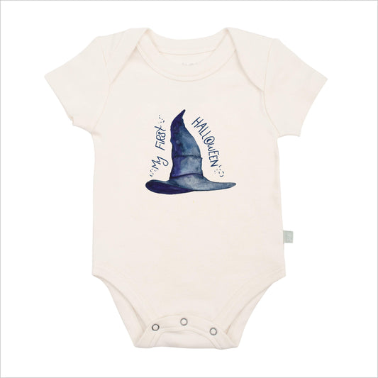 graphic bodysuit | my first halloween hat