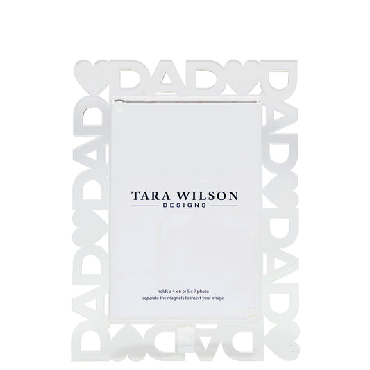 Heart Dad Acrylic Word Frame