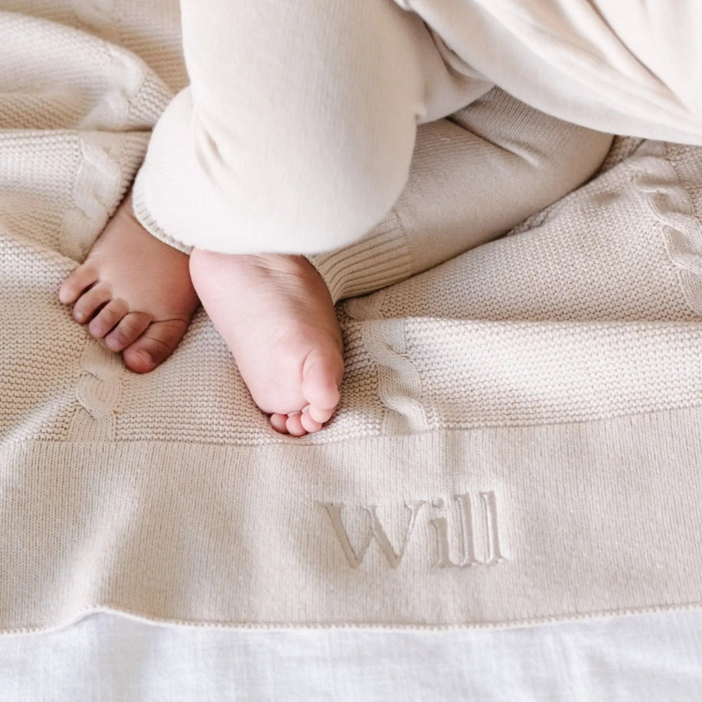 HEIRLOOM COTTON KNIT RECEIVING BLANKETS