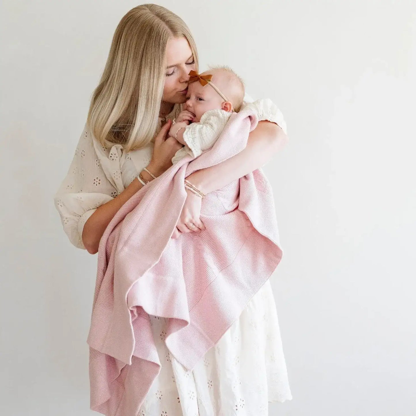 HEIRLOOM COTTON KNIT RECEIVING BLANKETS