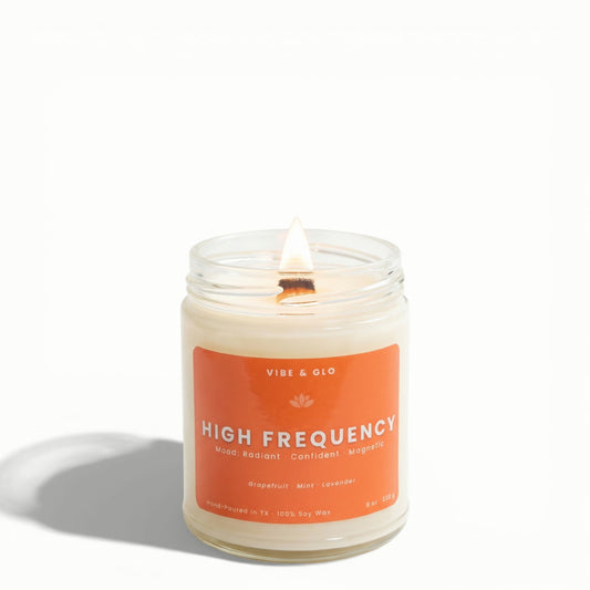High Frequency – Grapefruit & Mint Soy Candle