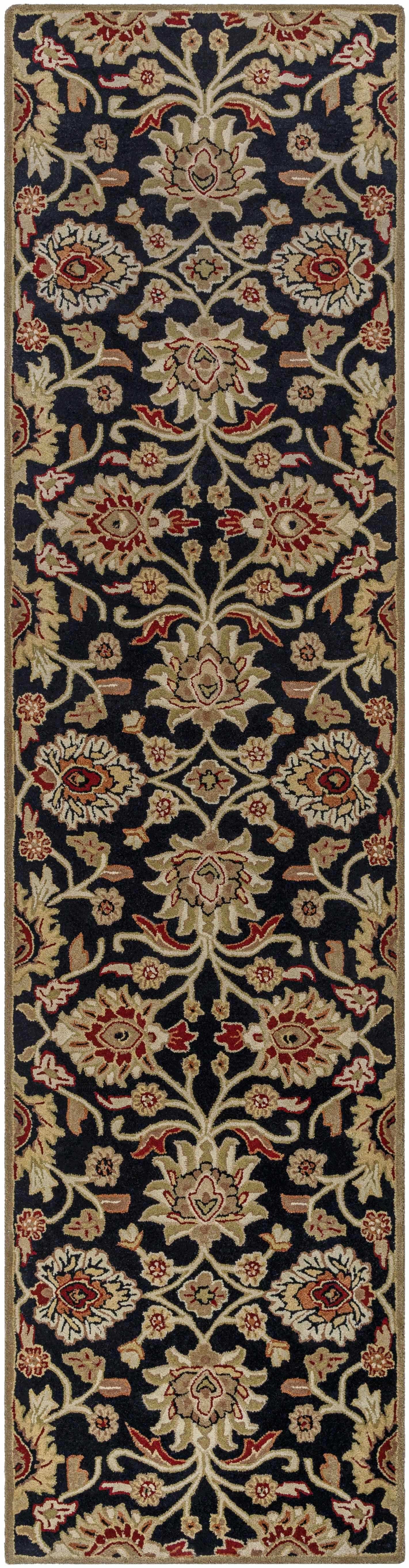 Conesus 1053 Hand Tufted Black Wool Rug