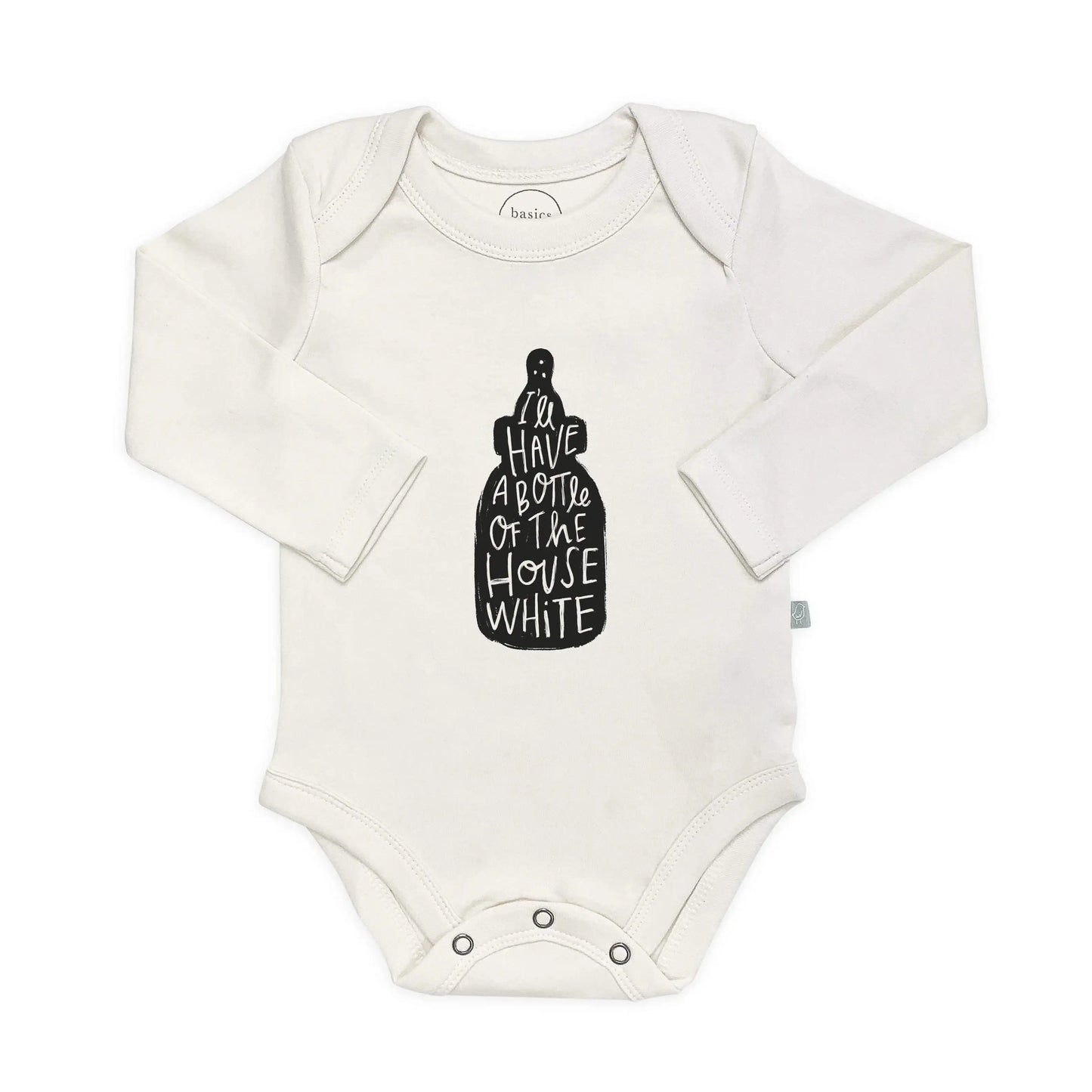 graphic bodysuit | house white (long sleeve)