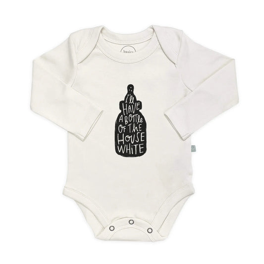 graphic bodysuit | house white (long sleeve)