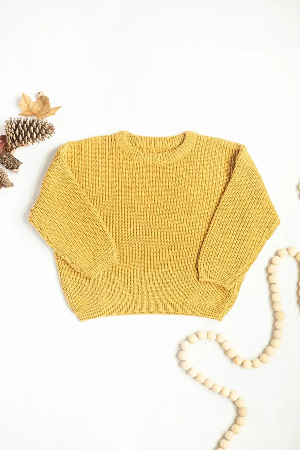 White Chunky Knitted sweater