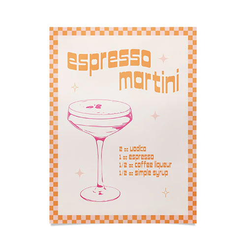 Espresso Martini Poster Art