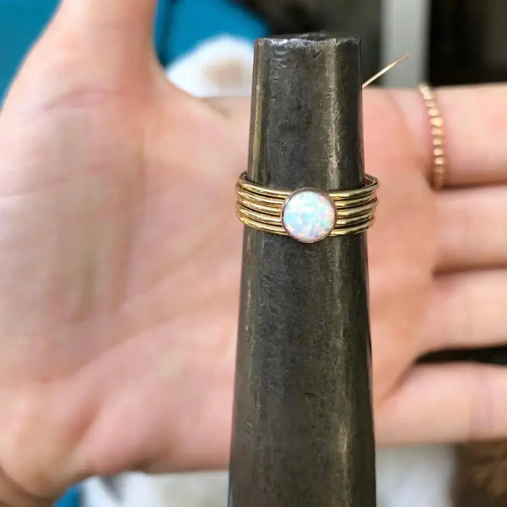 SMOOTH STACKING RING