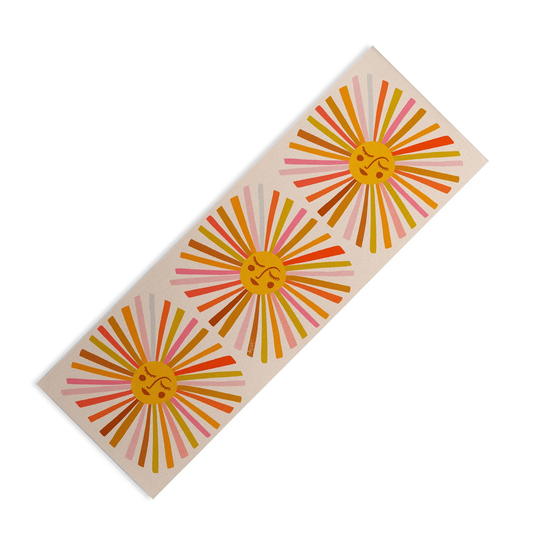 Sunshine Retro Ochre Yoga Mat