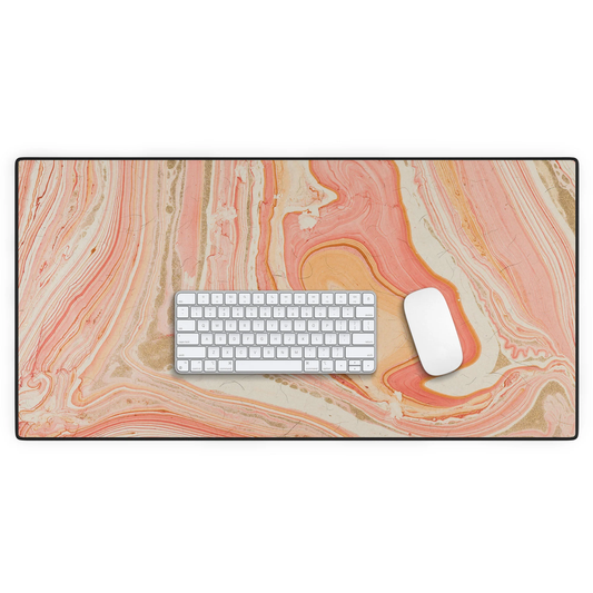 Marbled Paper Desk Mat