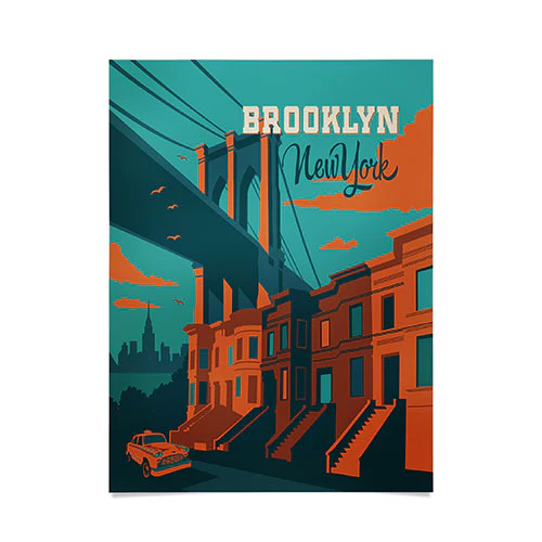 NYC Brooklyn Poster Art