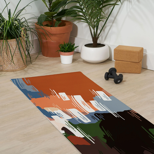 Abstract Nature Yoga Mat
