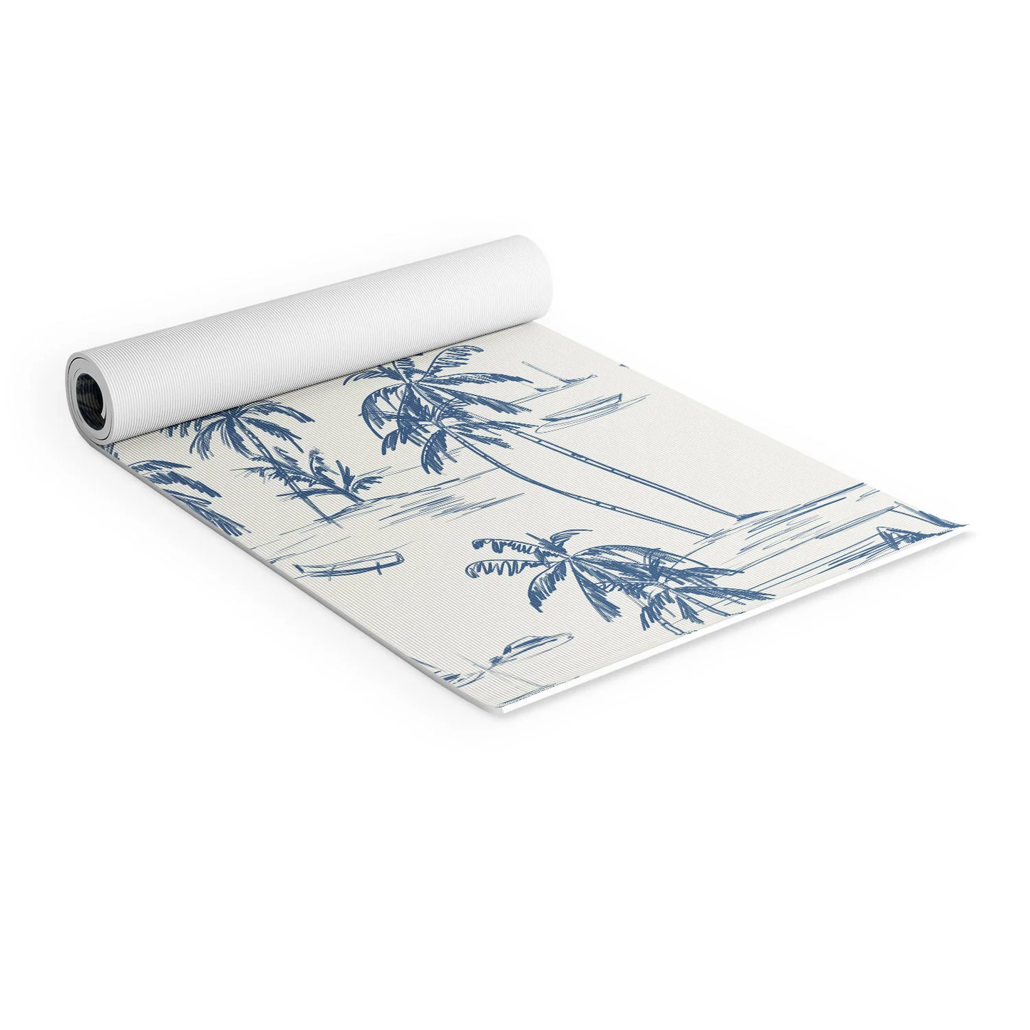 Blue Beach Yoga Mat