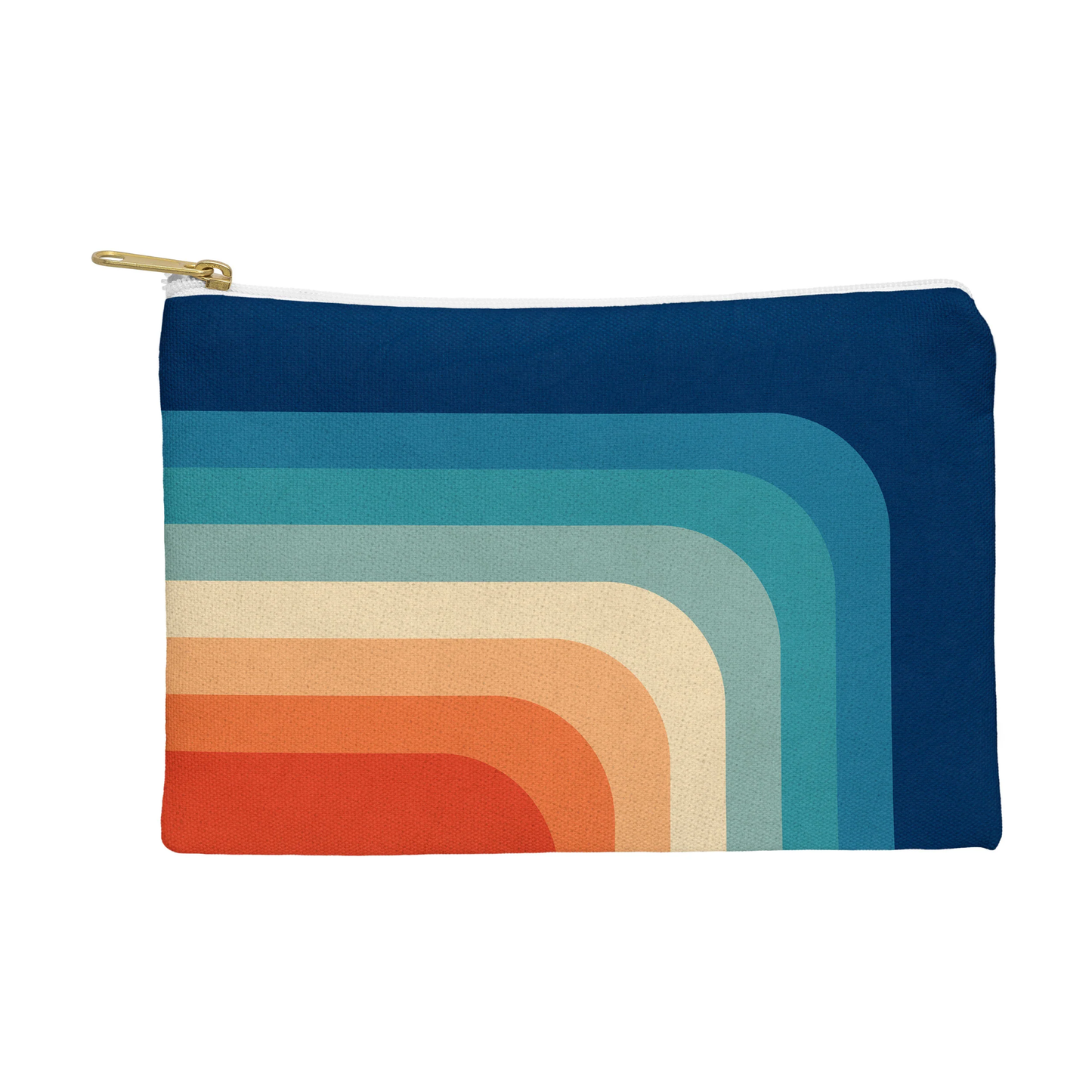 Retro Zippered Pouch