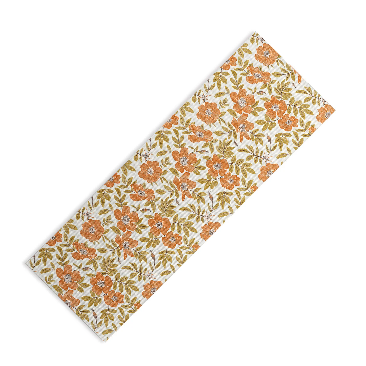 Vintage Wild Mountain Roses Yoga Mat