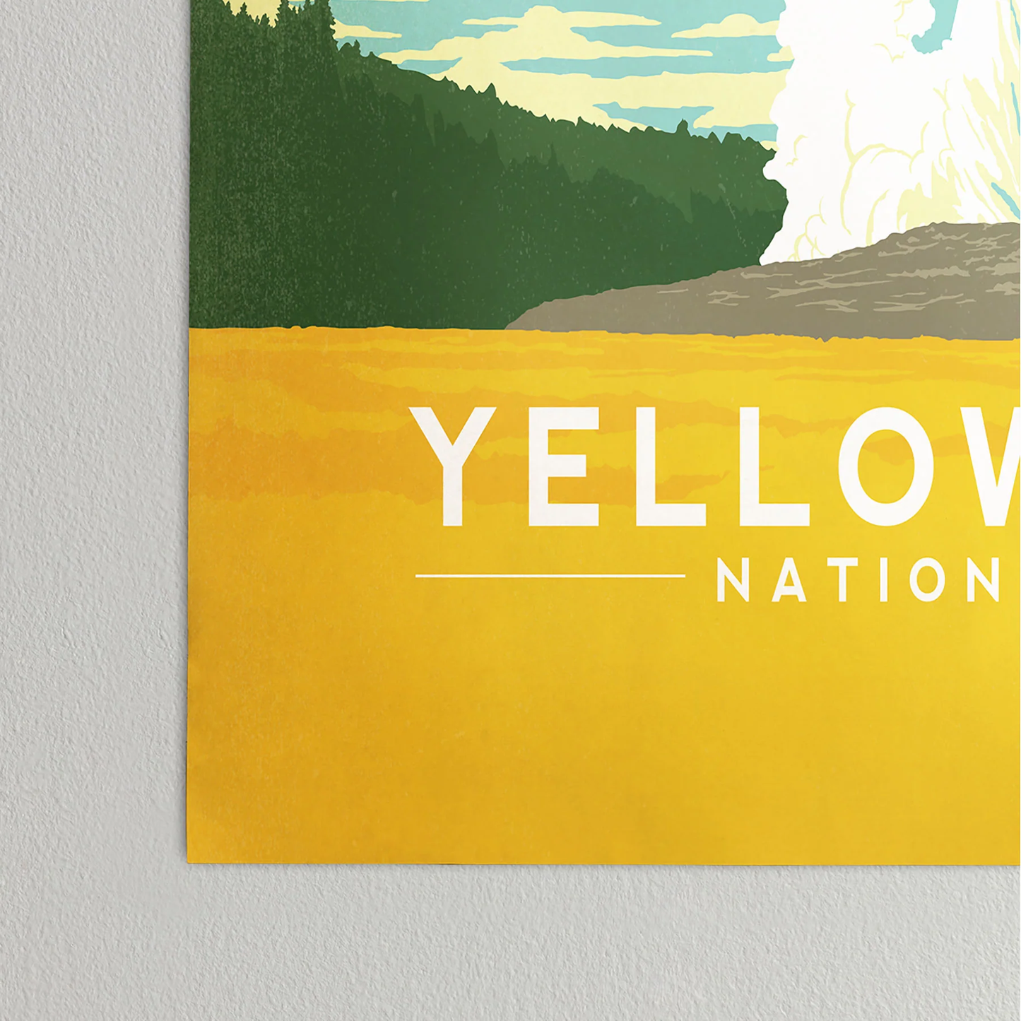 Yellowstone National Park Poster Art