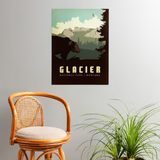 Glacier National Park Poster Art