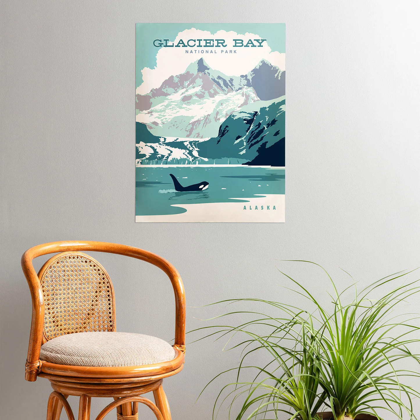 Glacier Bay National Park Poster Art