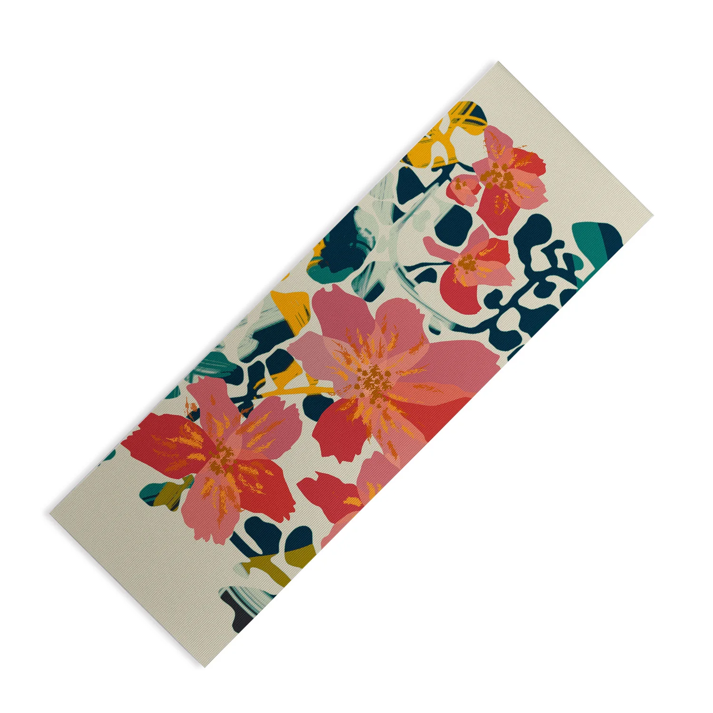 Colorful Orchid Yoga Mat