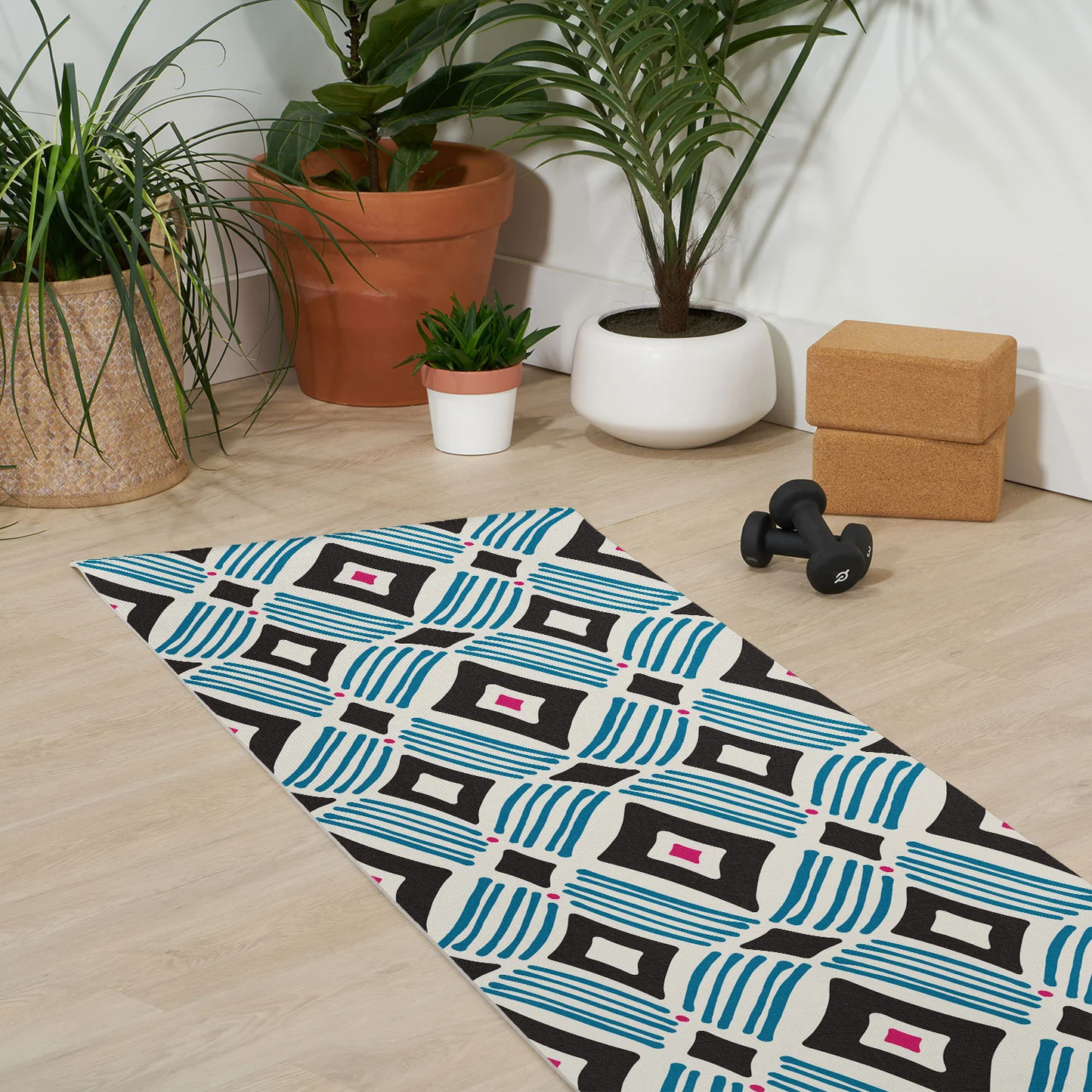Tarak Blue Black Yoga Mat