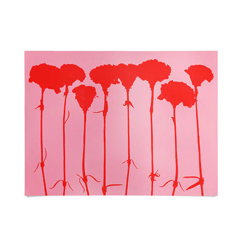 Carnations Poster Art