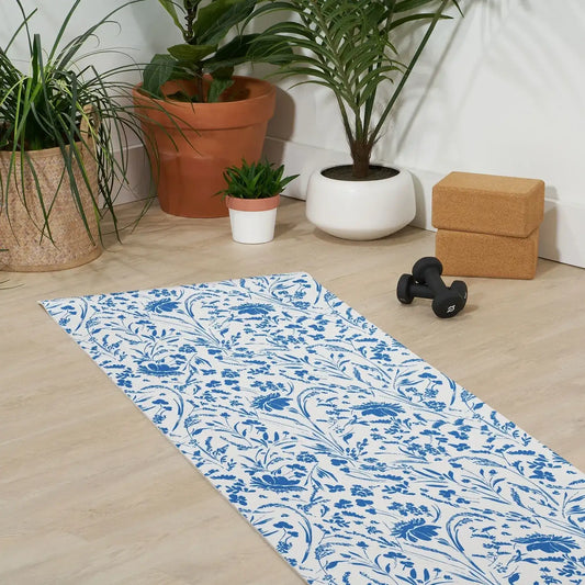 Floral Perennial Yoga Mat