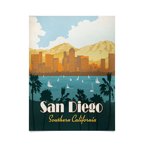 San Diego Poster Art