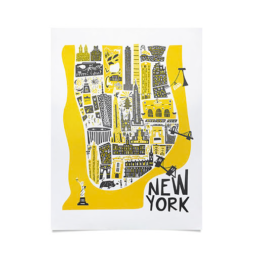 Manhattan Map Poster Art