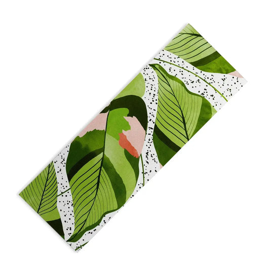 Blushing Leaves Yoga Mat