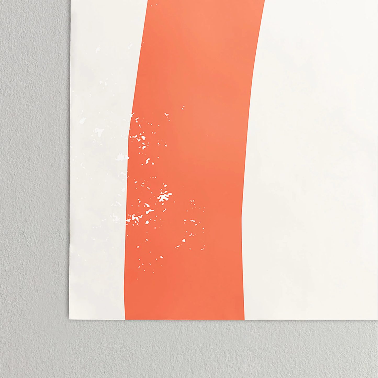 Orange Arch Abstract Poster Art