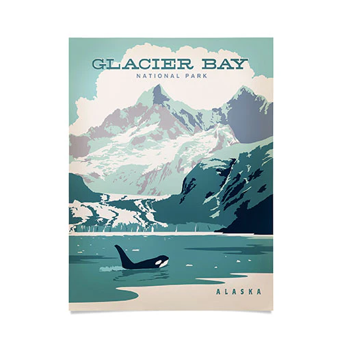 Glacier Bay National Park Poster Art