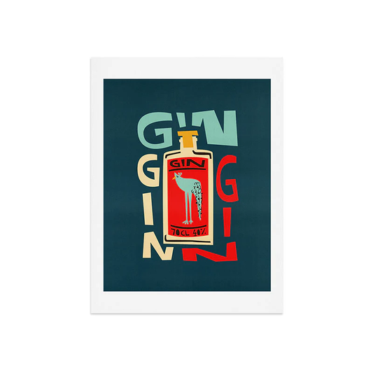 Gin Gin Gin Art Print