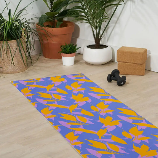 Botanical Leaves Yoga Mat