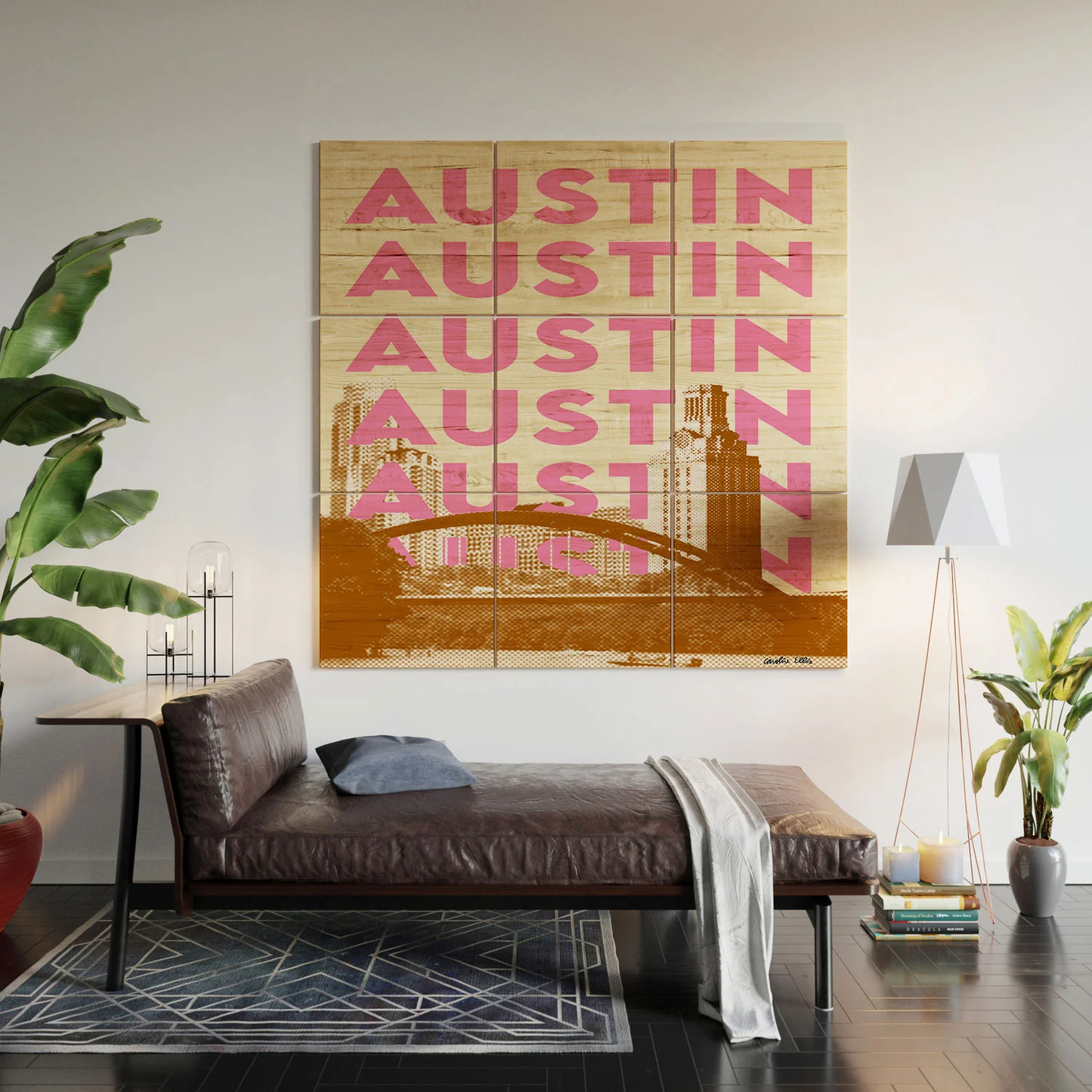 Austin Wood Wall Mural