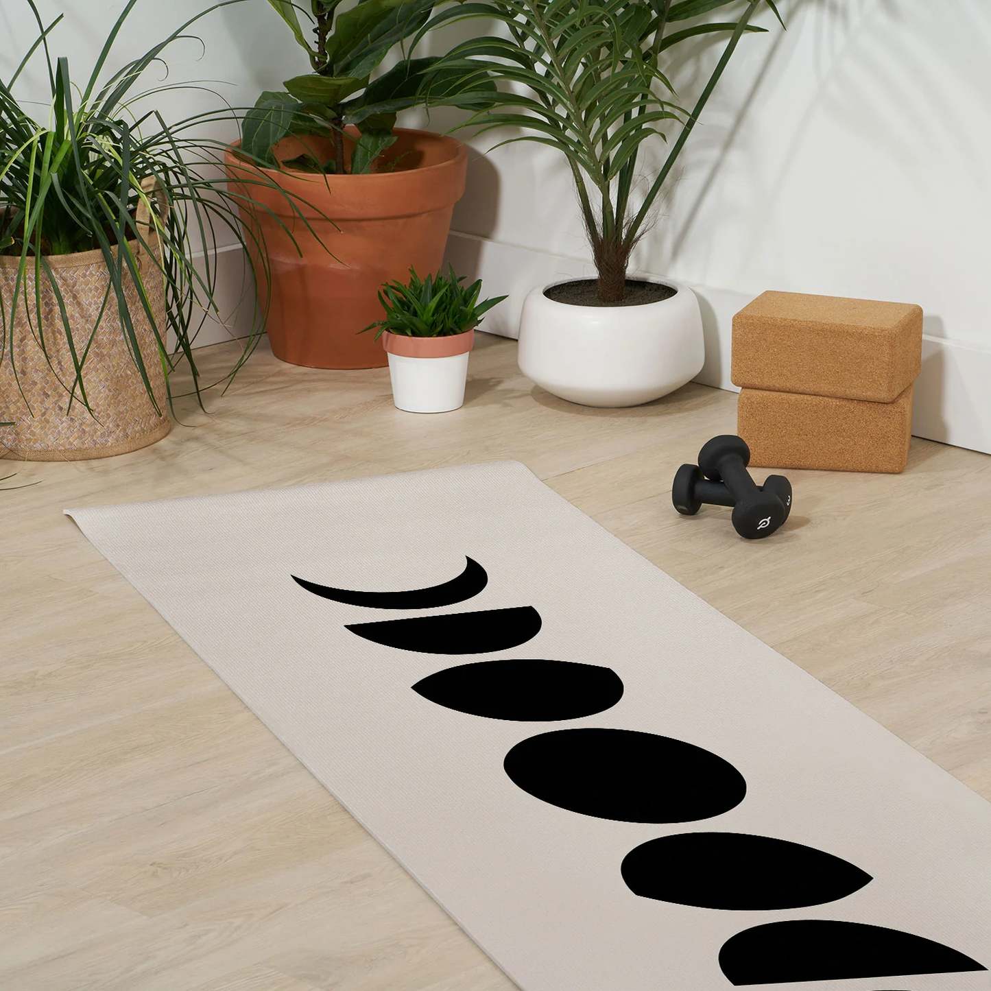 Moon Phases Yoga Mat