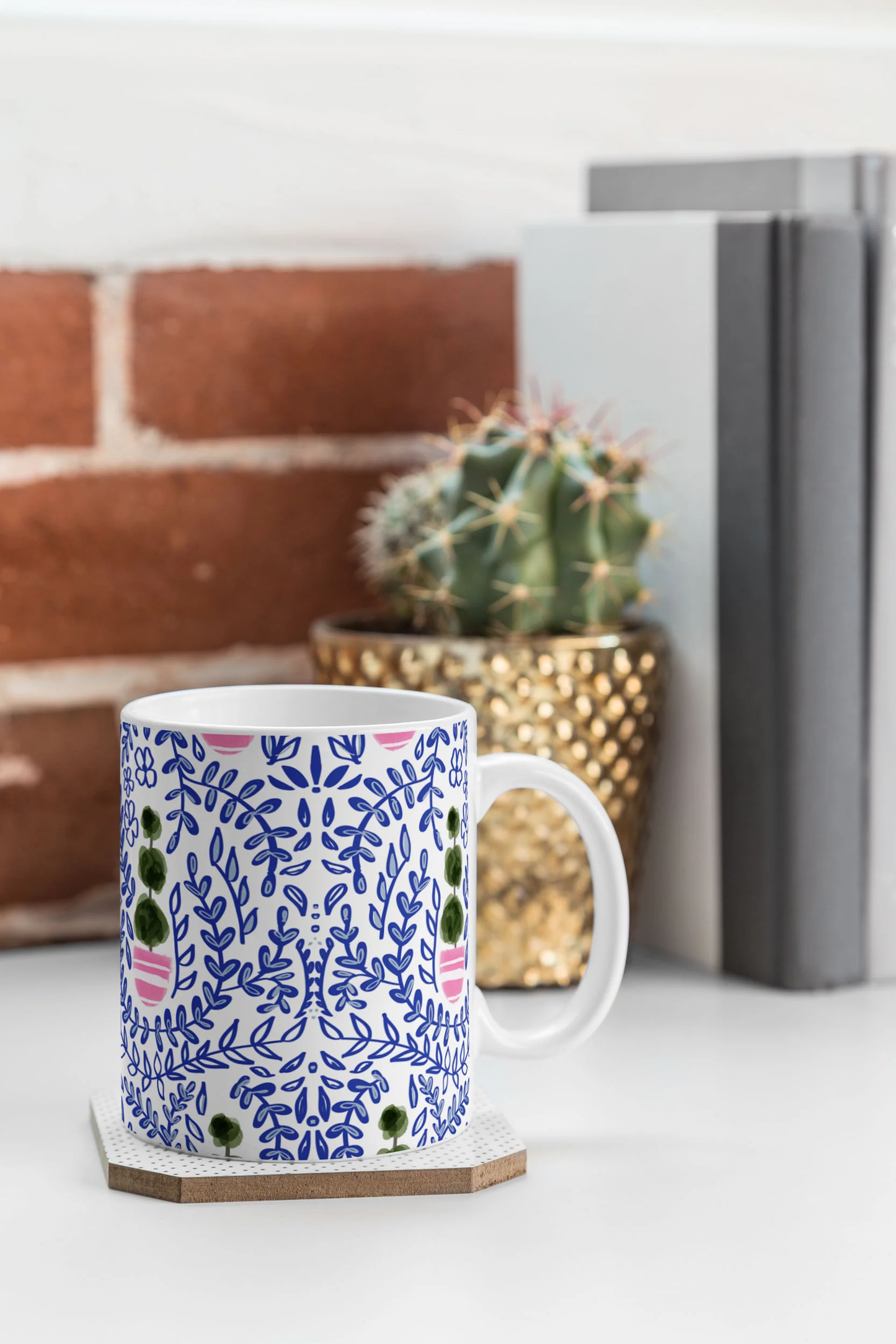 Southern Living Chinoiserie Coffee Mug