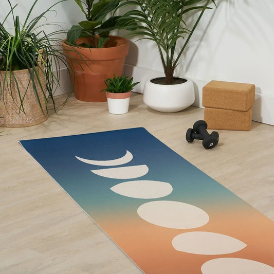 Ombre Moon Phases Yoga Mat