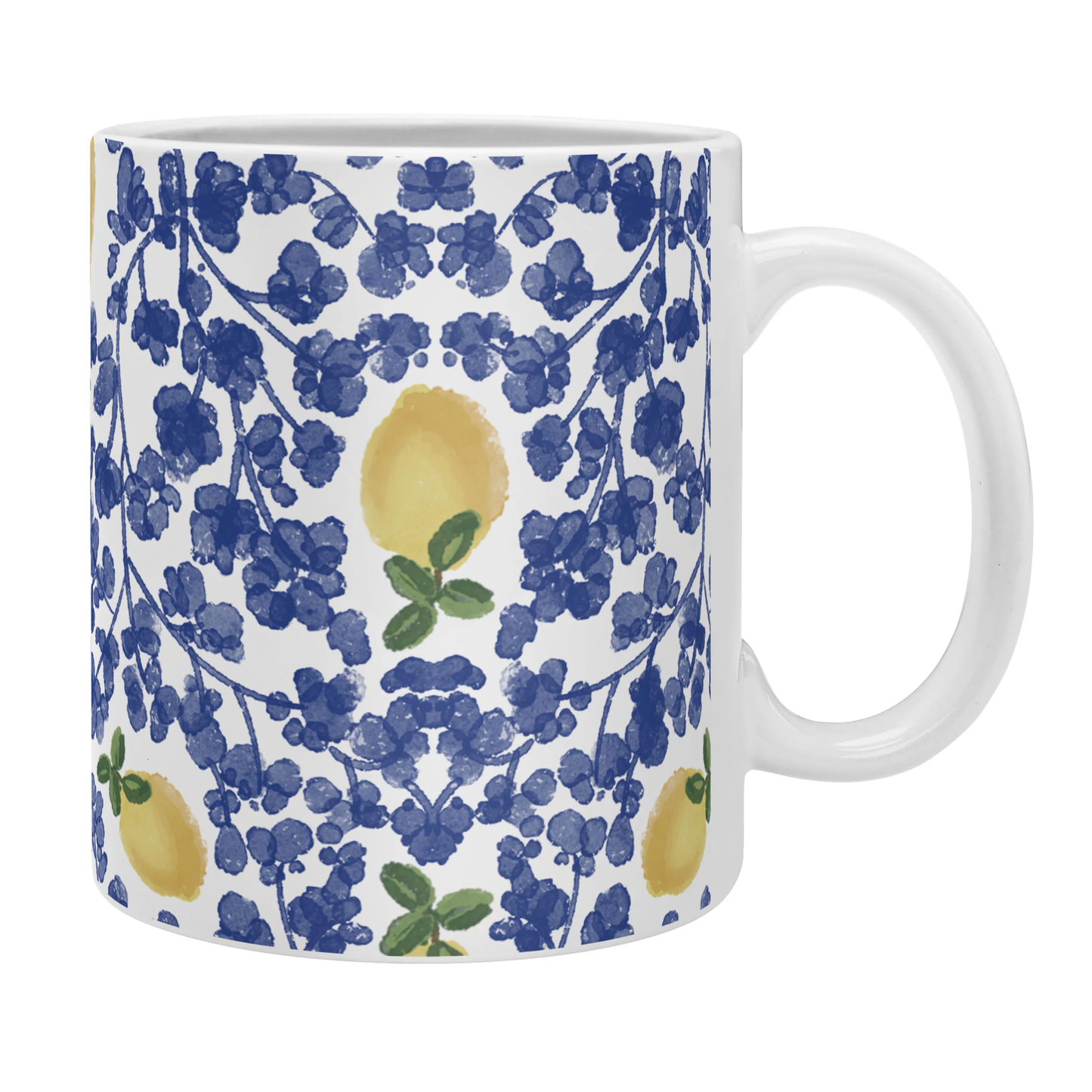 Chinoiserie Lemon Coffee Mug