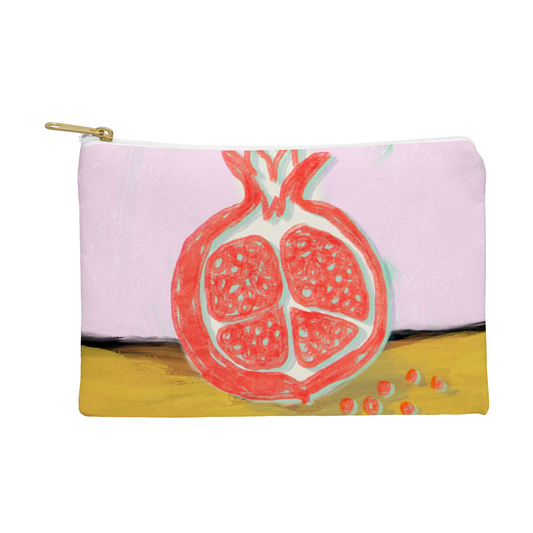 Pomegranate Zippered Pouch