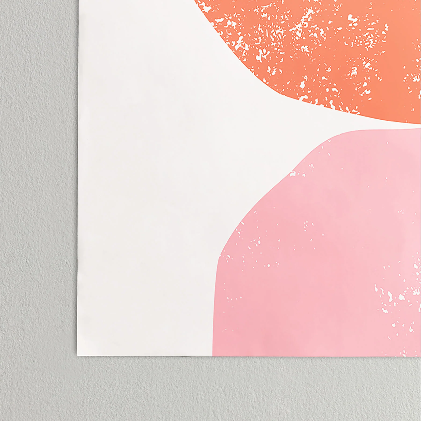 Orange Pink Rocks Poster Art