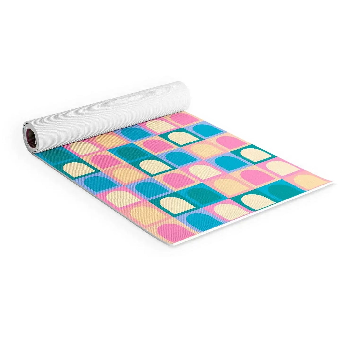 Checker Arches Pastel Yoga Mat